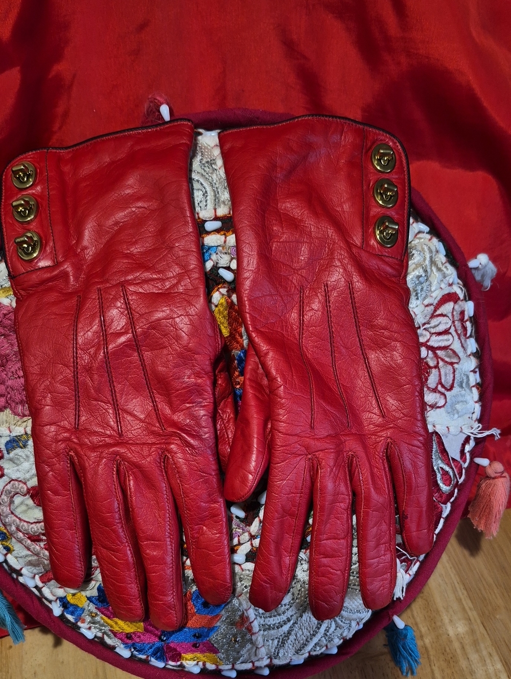Coach Leather Gloves